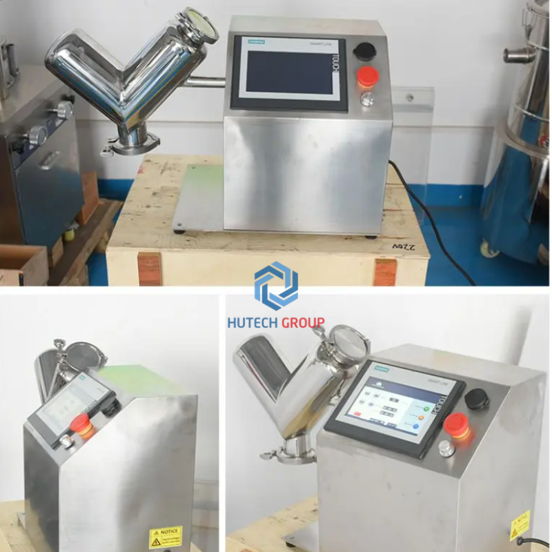 Máy trộn chữ V cỡ nhỏ, dùng màn hình cảm ứng Máy trộn chữ V cỡ nhỏ, dùng màn hình cảm ứng